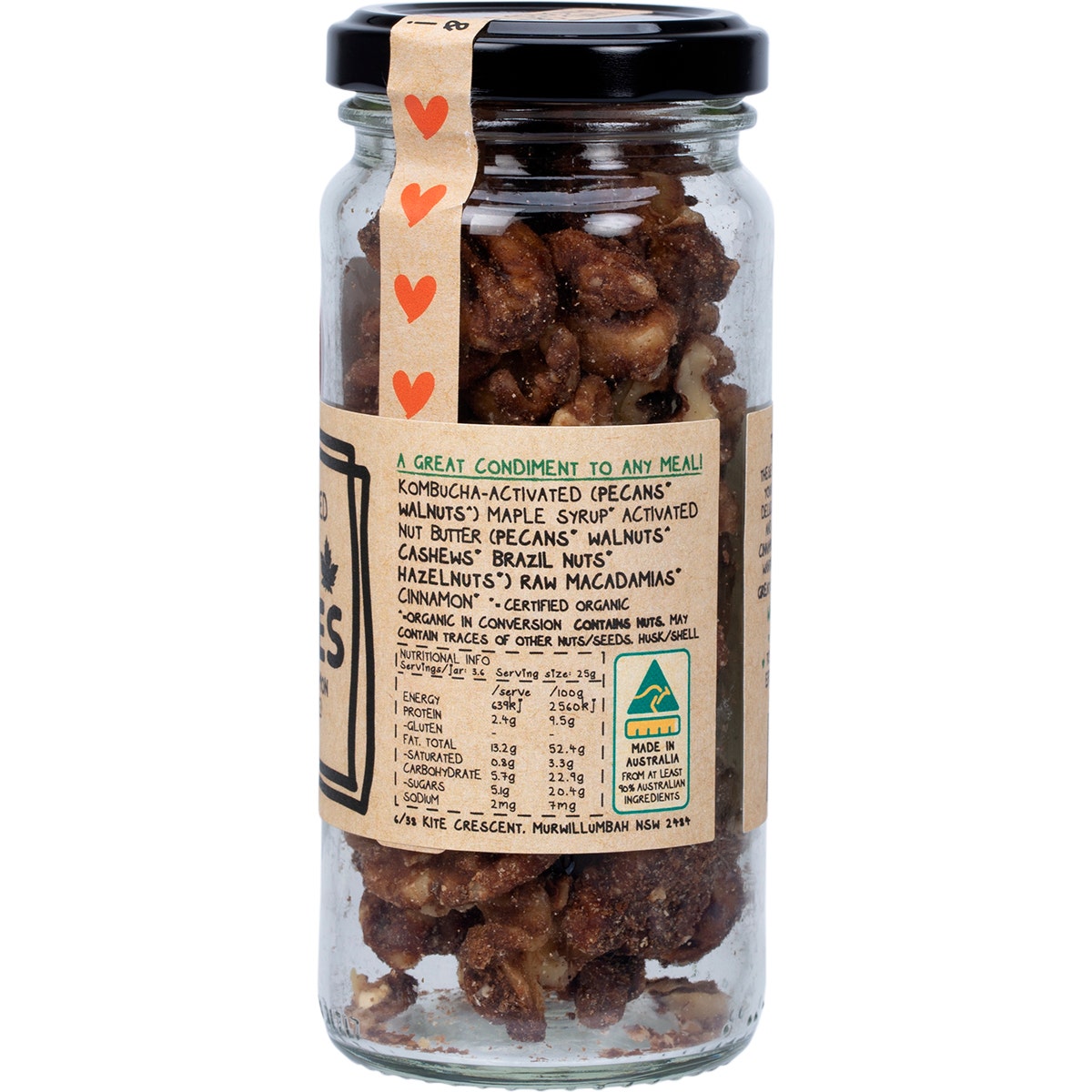 MINDFUL FOODS Maple Munchies Organic & Activated 90g