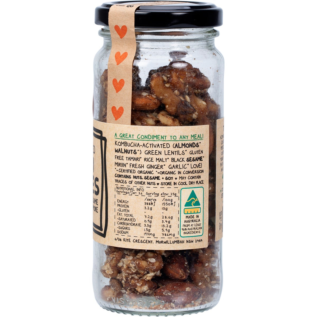 MINDFUL FOODS Teriyaki Munchies Organic & Activated 90g