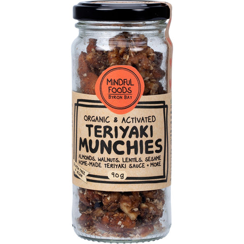MINDFUL FOODS Teriyaki Munchies Organic & Activated 90g