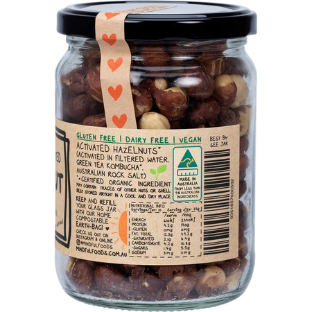 MINDFUL FOODS Hazelnuts Organic & Activated 250g