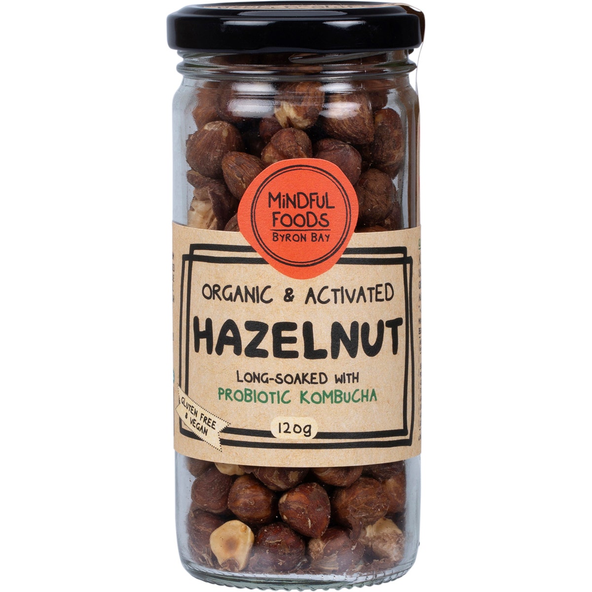 MINDFUL FOODS Hazelnuts Organic & Activated 120g