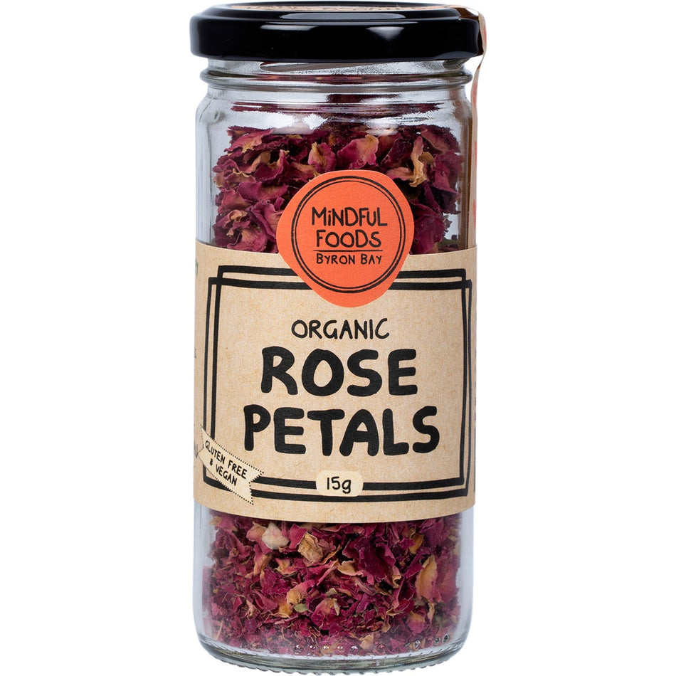 MINDFUL FOODS Rose Petals Organic 15g