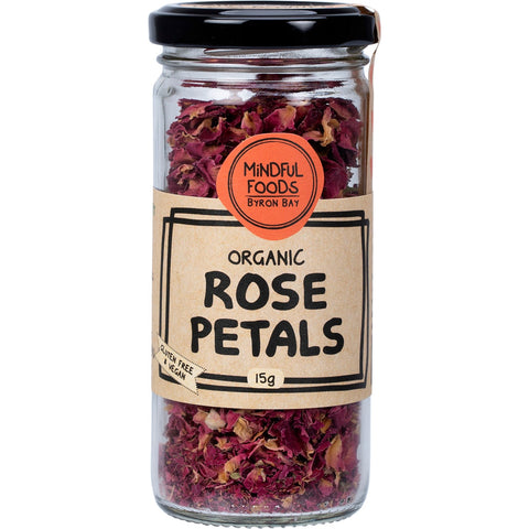 MINDFUL FOODS Rose Petals Organic 15g