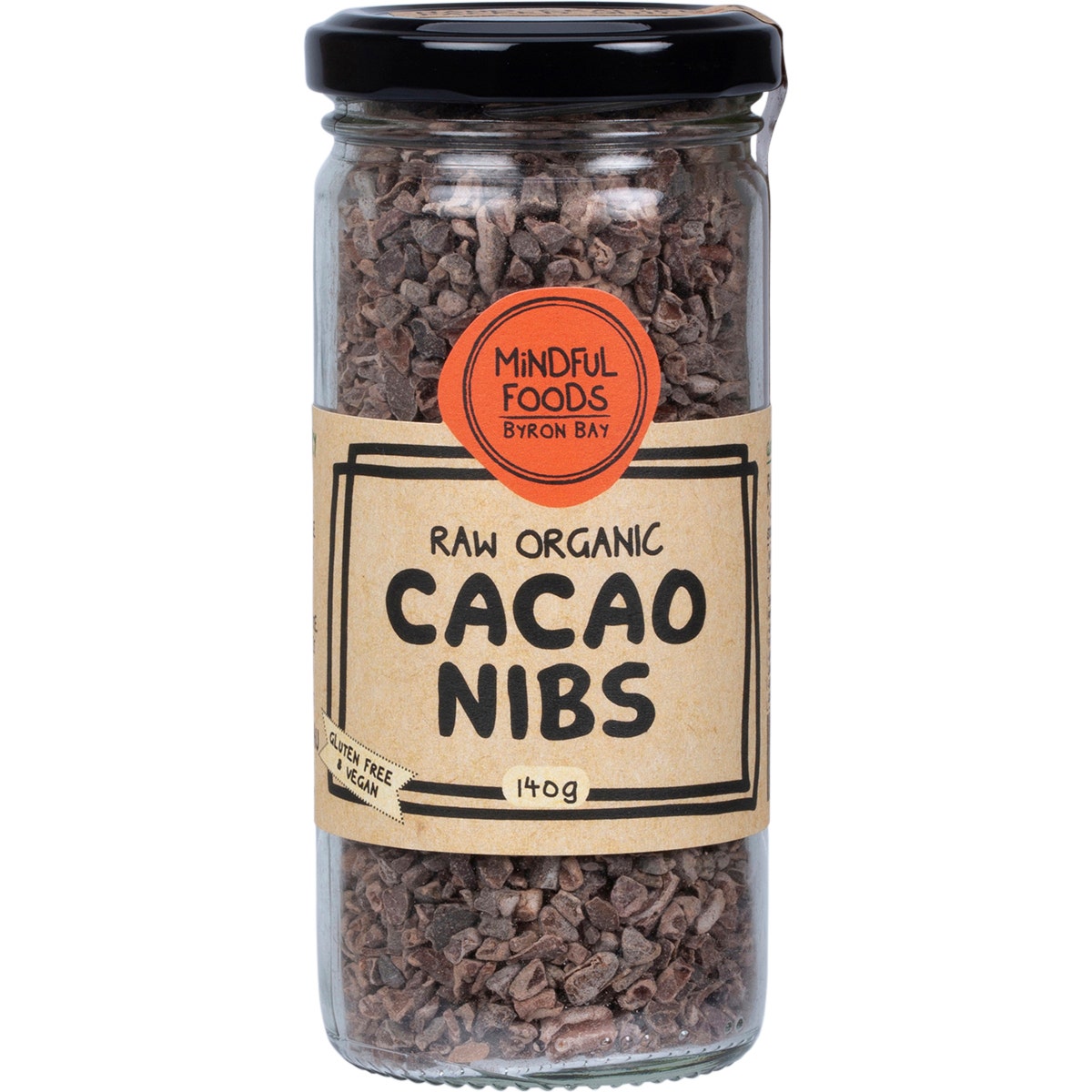 MINDFUL FOODS Cacao Nibs Raw Organic 140g