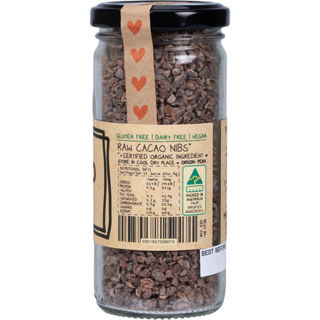 MINDFUL FOODS Cacao Nibs Raw Organic 140g