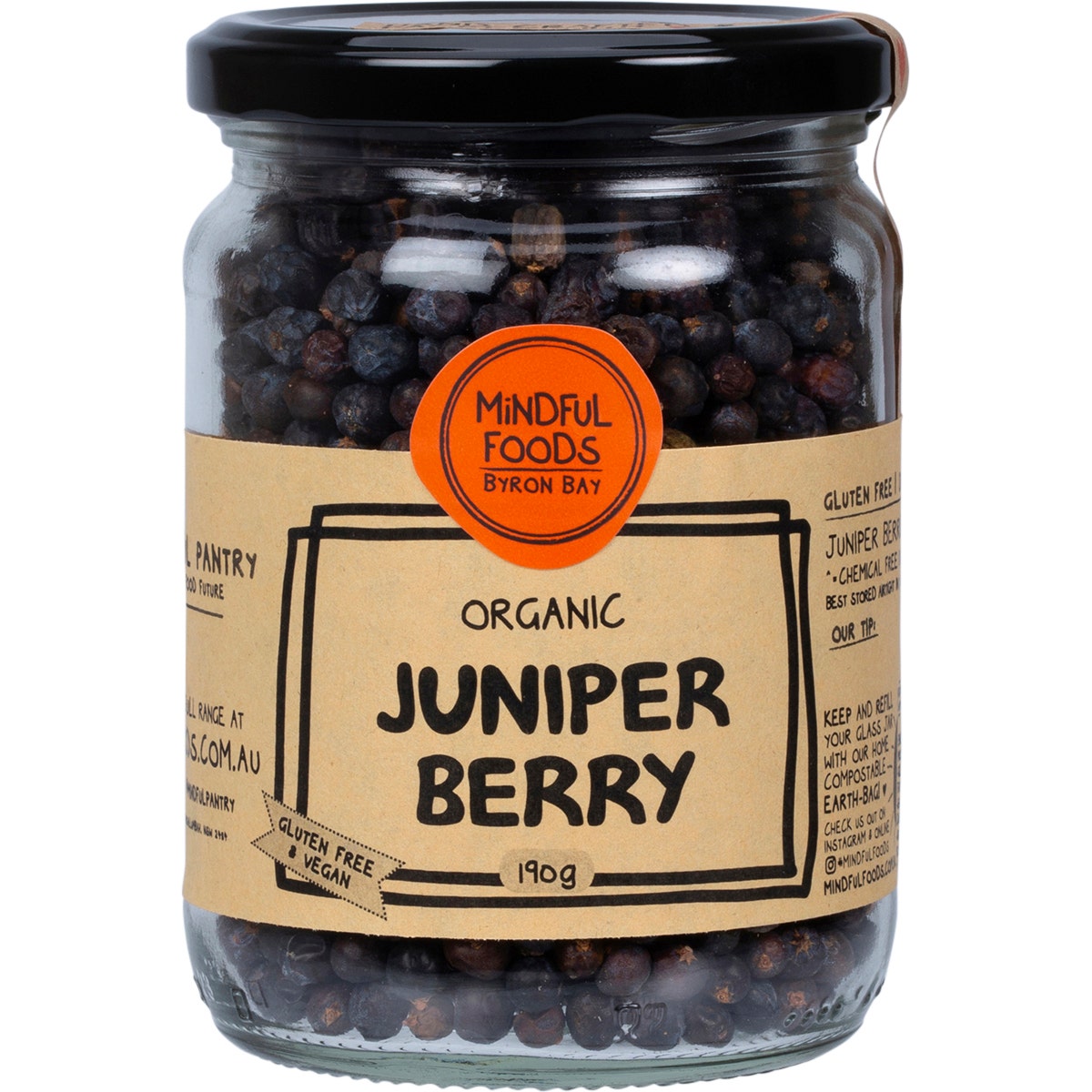 MINDFUL FOODS Juniper Berries 190g
