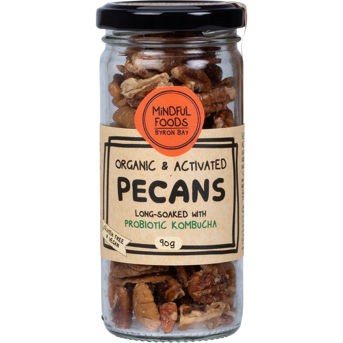 MINDFUL FOODS Pecans Organic & Activated 90g