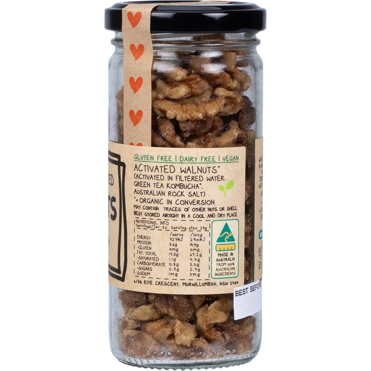 MINDFUL FOODS Walnuts Organic & Activated 90g