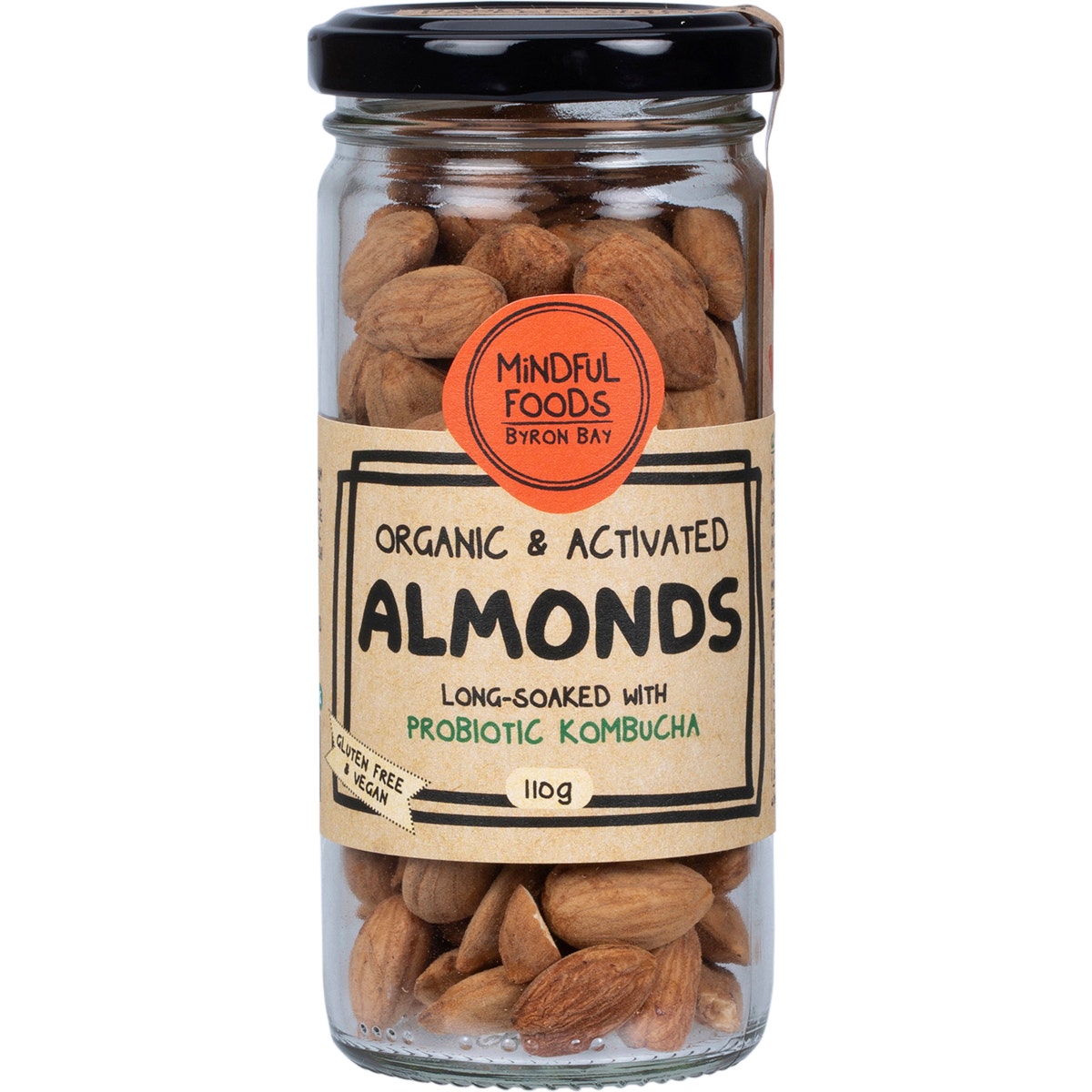 MINDFUL FOODS Almonds Organic & Activated 110g