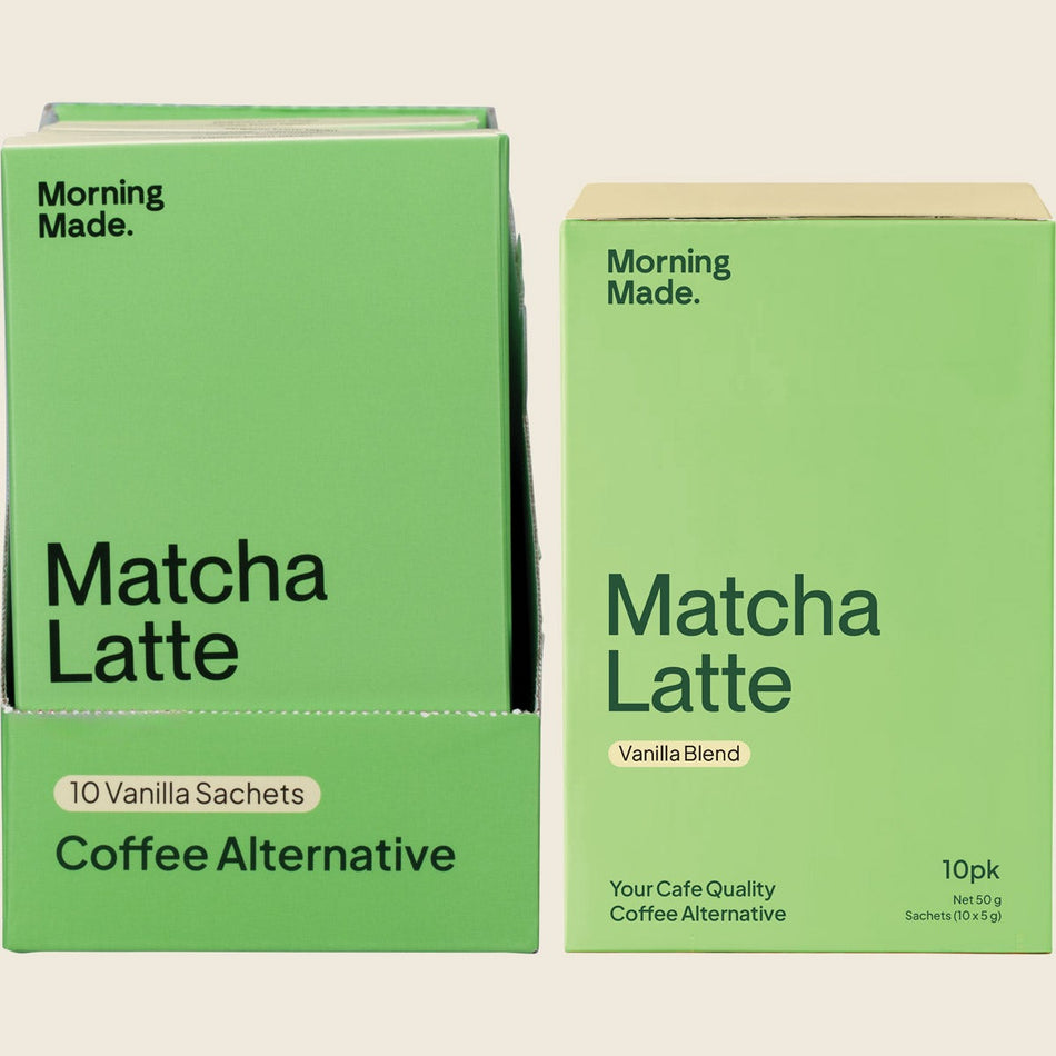 Morning Made Vanilla Matcha Latte Sachets 10x5g