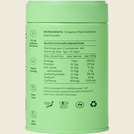 Morning Made Unsweetened Matcha Latte 60g