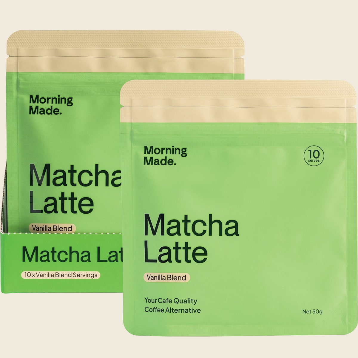 Morning Made Vanilla Matcha Latte 12x50g