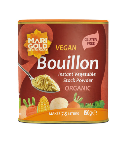 Marigold Health Foods Vegetable Bouillon Red Org 150g (Pack of 6)
