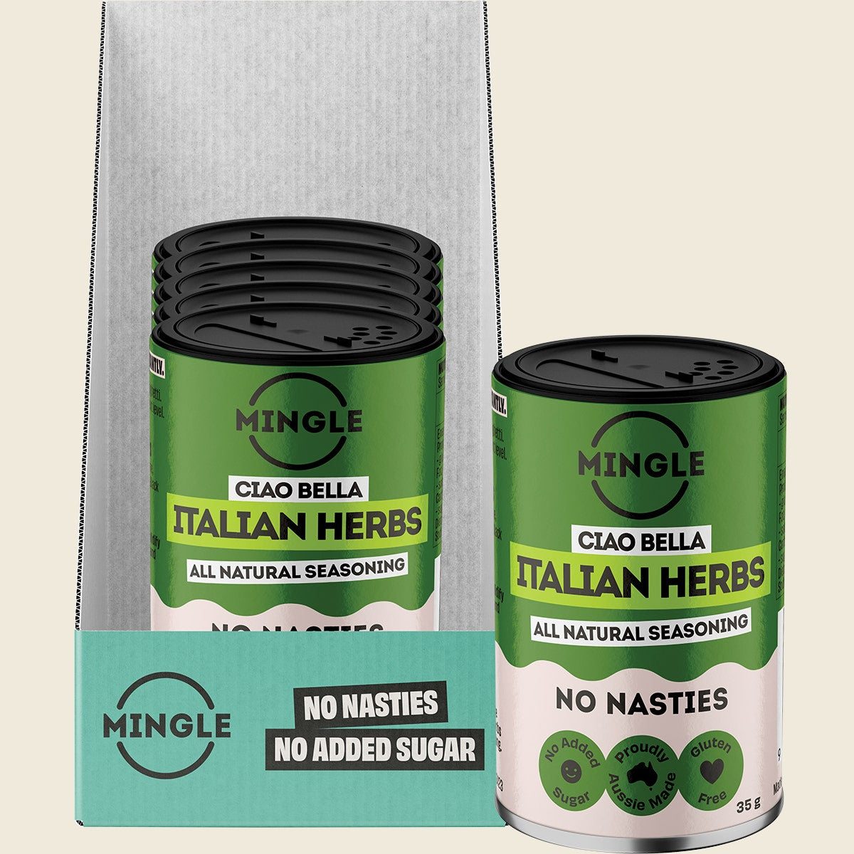 Mingle Italian Herbs All Natural Seasoning 5x35g