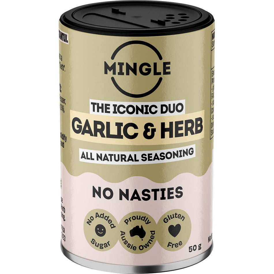 Mingle Garlic & Herb All Natural Seasoning 5x50g