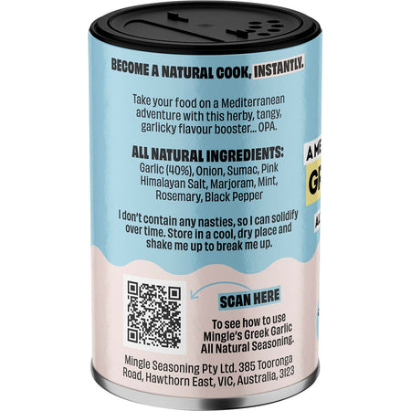 Mingle Greek Garlic All Natural Seasoning 5x45g