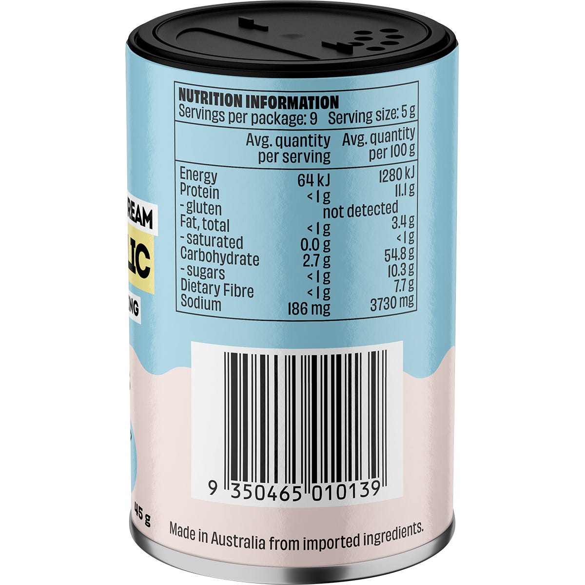 Mingle Greek Garlic All Natural Seasoning 5x45g