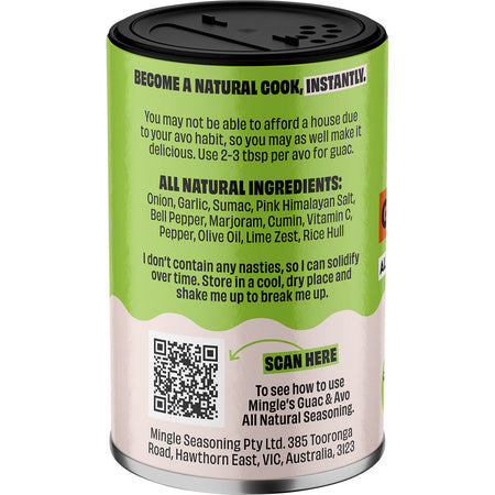 Mingle Guac & Avo All Natural Seasoning 5x45g
