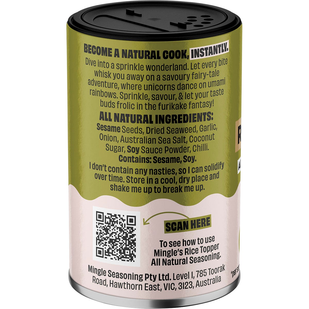 Mingle Furikake Rice Topper All Natural Seasoning 5x35g