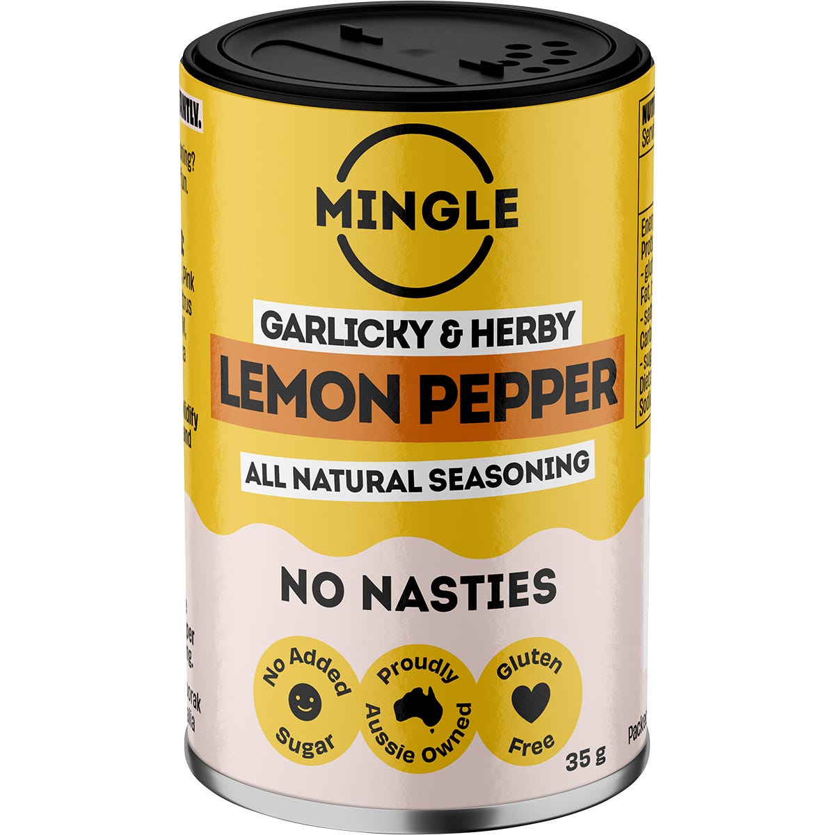 Mingle Lemon Pepper All Natural Seasoning 5x35g
