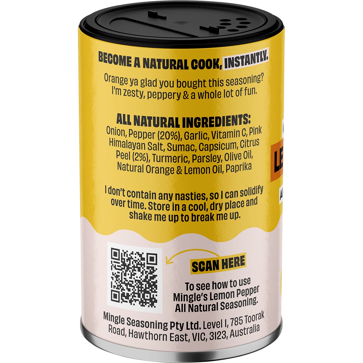 Mingle Lemon Pepper All Natural Seasoning 5x35g