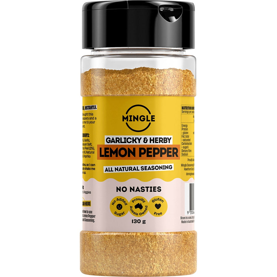 Mingle Lemon Pepper All Natural Seasoning 130g