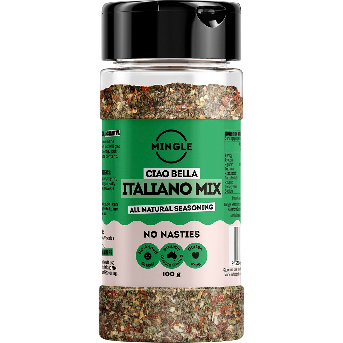 Mingle Italiano Mix All Natural Seasoning 100g