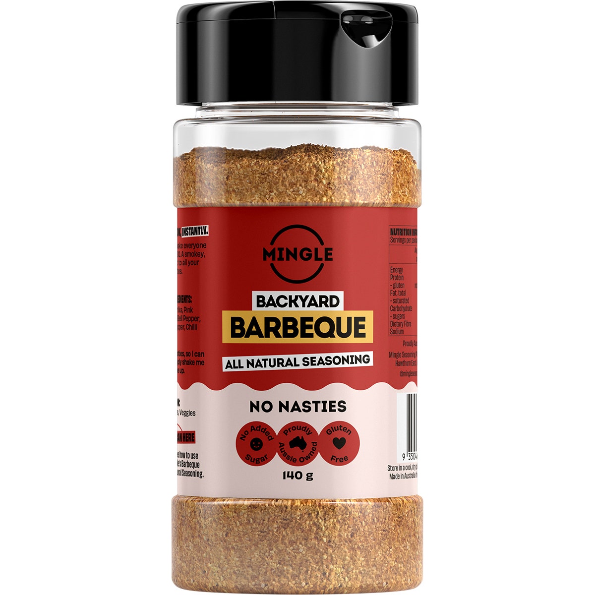 Mingle Backyard Barbeque All Natural Seasoning 140g