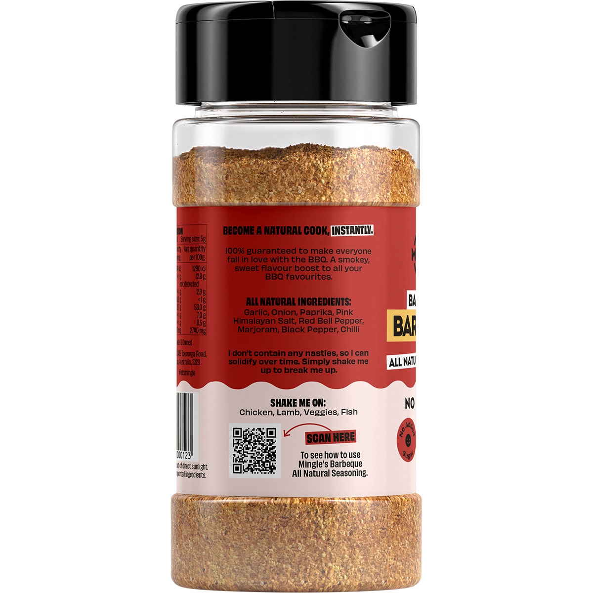 Mingle Backyard Barbeque All Natural Seasoning 140g