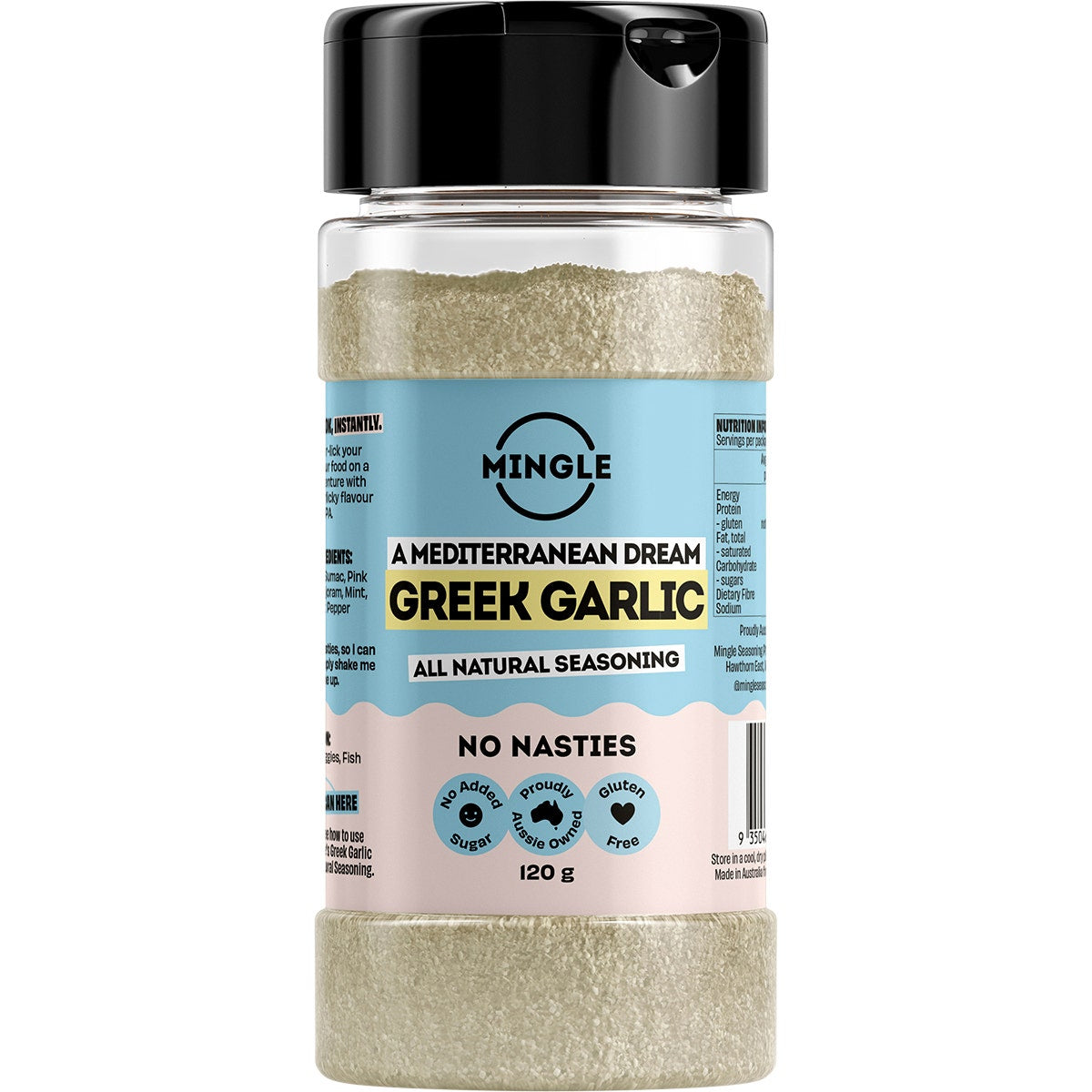 Mingle Greek Garlic All Natural Seasoning 120g