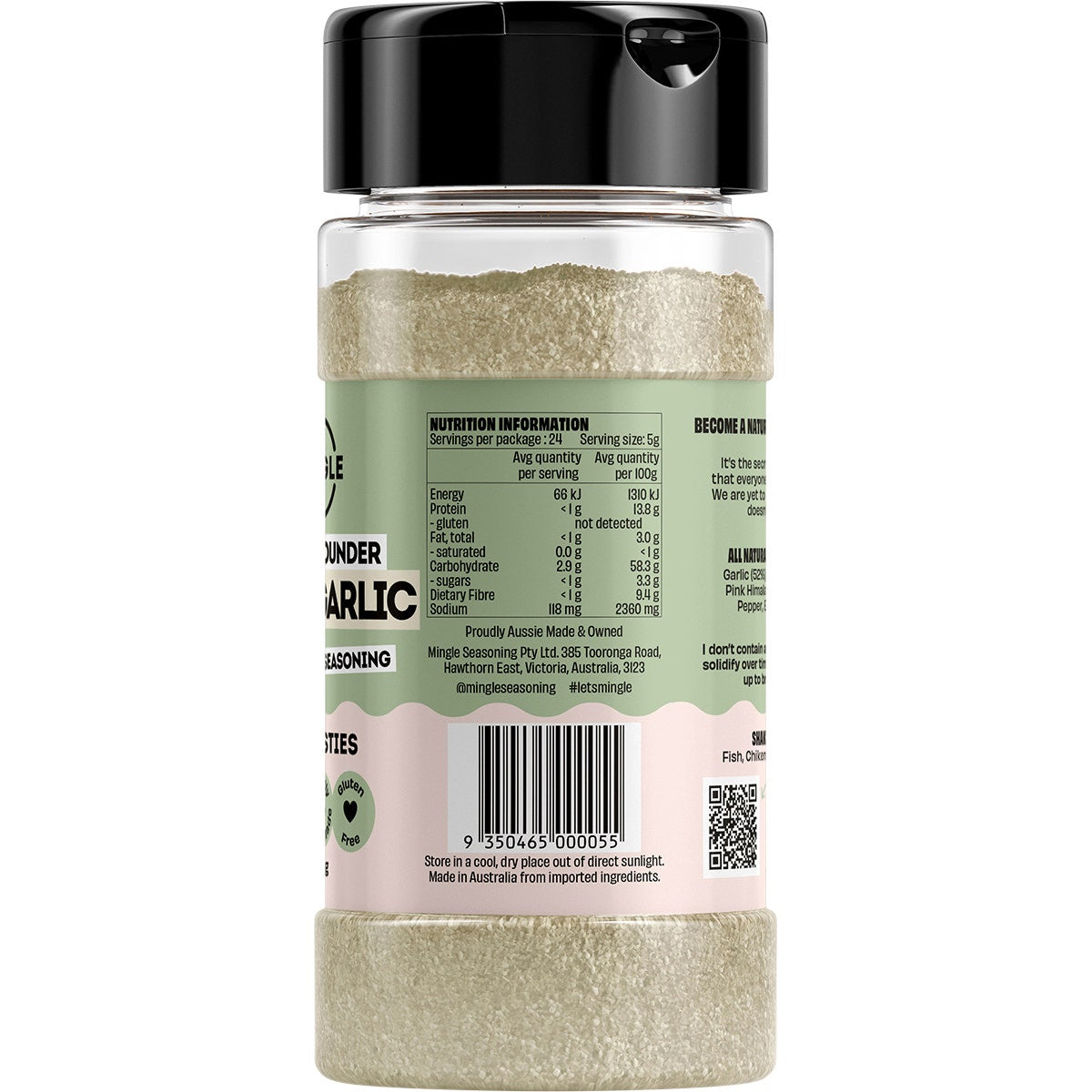 Mingle Dill & Garlic All Natural Seasoning 120g