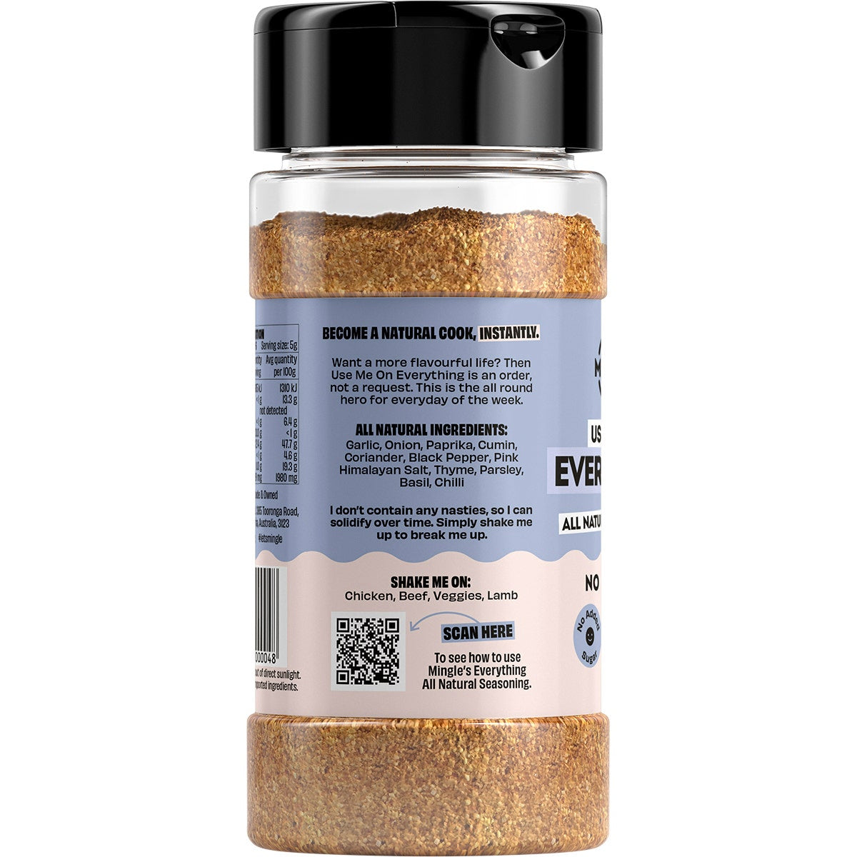 Mingle Use Me On Everything All Natural Seasoning 130g