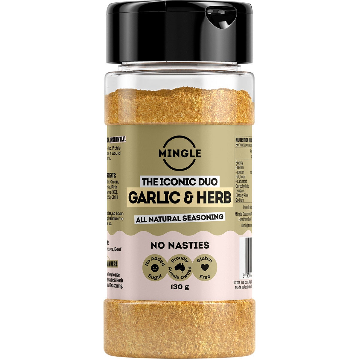 Mingle Garlic & Herb All Natural Seasoning 130g
