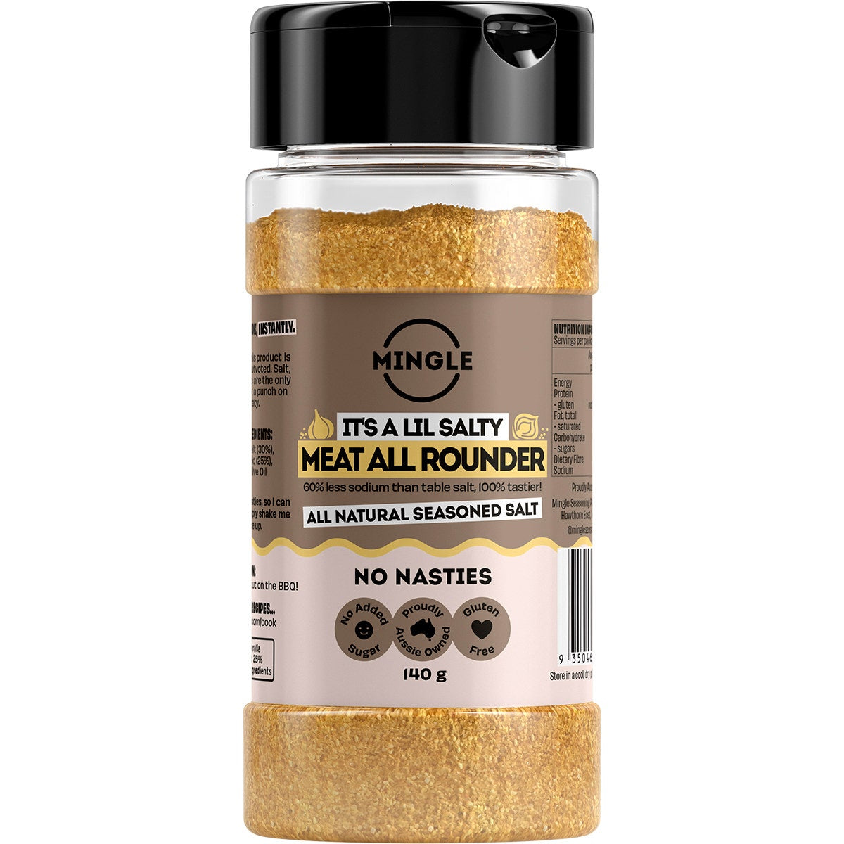Mingle Meat All Rounder All Natural Seasoned Salt 140g