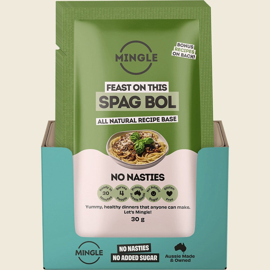 MINGLE Natural Seasoning Blend Spag Bol Speedy-Style 12x30g