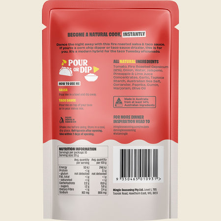Mingle Salsa & Taco All Natural Sauce 8x200g