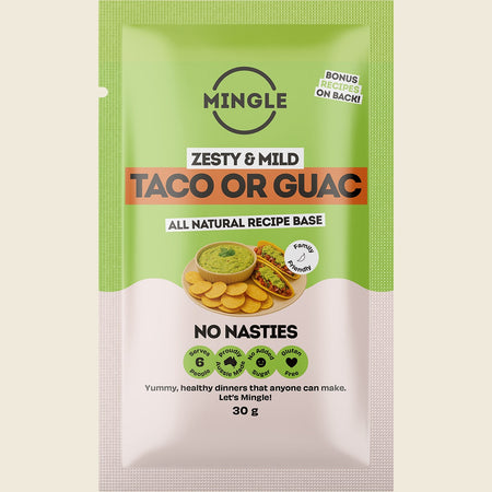Mingle Taco or Guac All Natural Recipe Base 12x30g