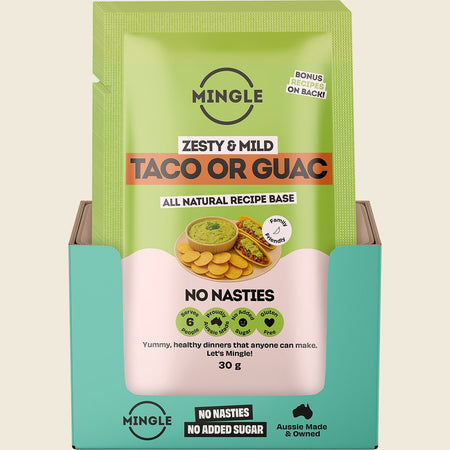 Mingle Taco or Guac All Natural Recipe Base 12x30g