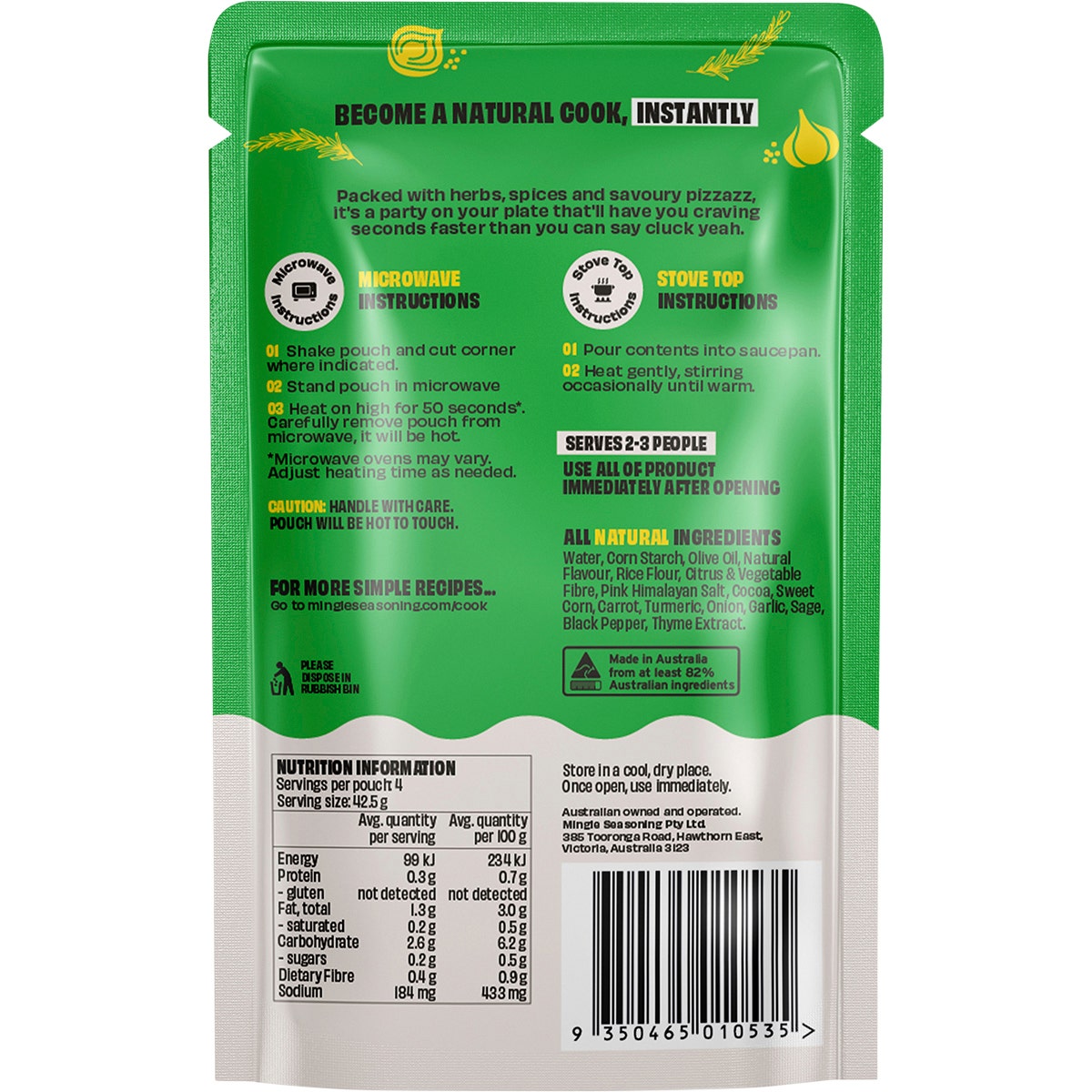 Mingle Chicken All Natural Flavoured Gravy 8x170g