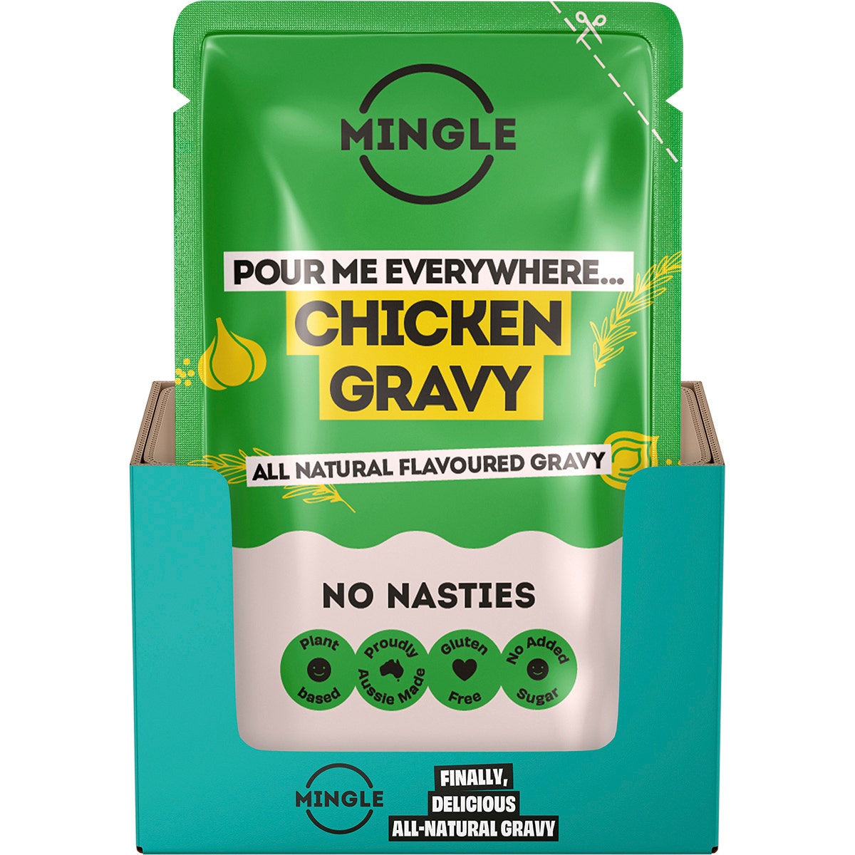 Mingle Chicken All Natural Flavoured Gravy 8x170g