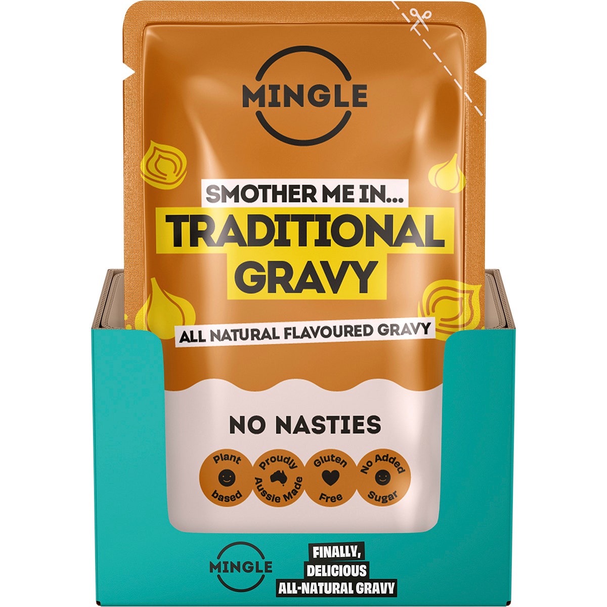 Mingle Traditional All Natural Flavoured Gravy 8x170g