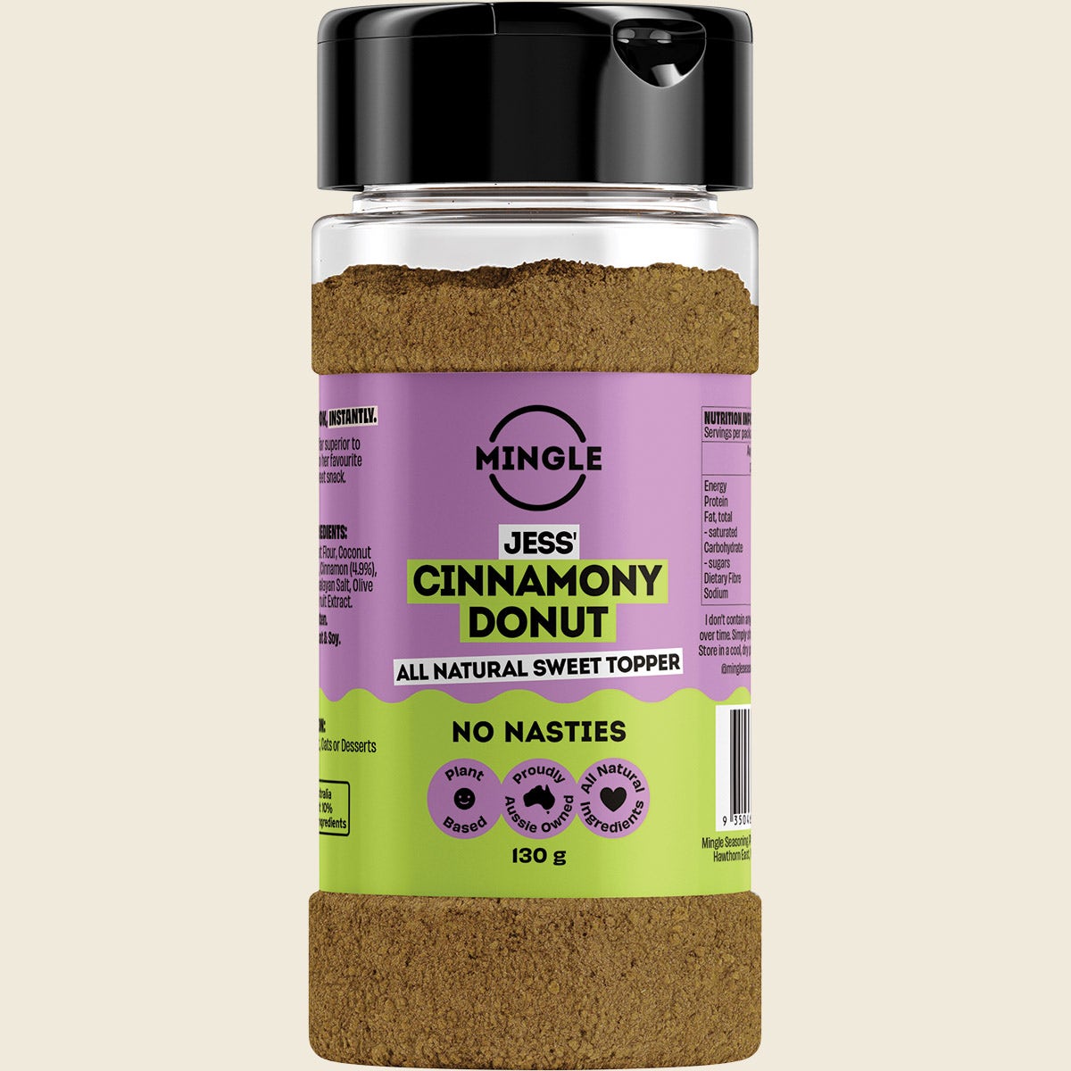 Mingle Jess' Cinnamony Donut All Natural Sweet Topper 130g