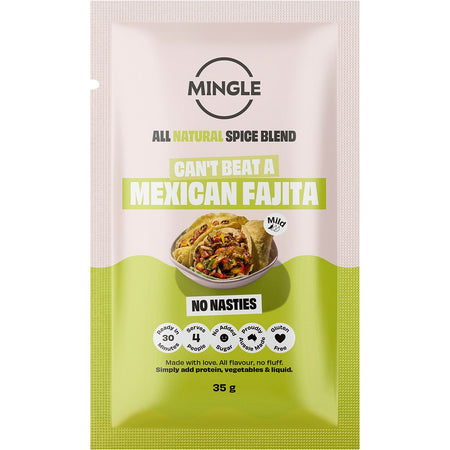 MINGLE Mexican Fajita All Natural Recipe Base 12x35g