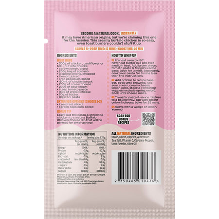 Mingle Buffalo Chicken Bake All Natural Recipe Base 12x35g