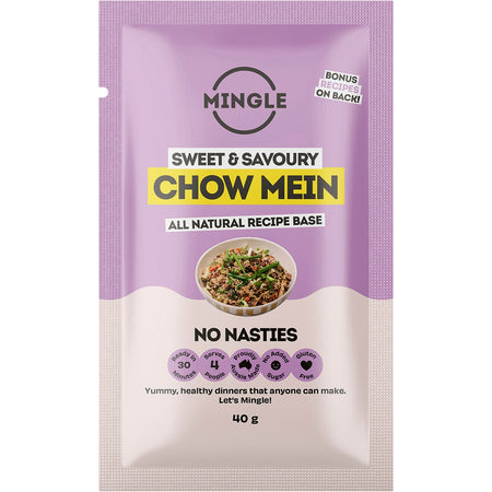 Mingle Chow Mein All Natural Recipe Base 12x40g
