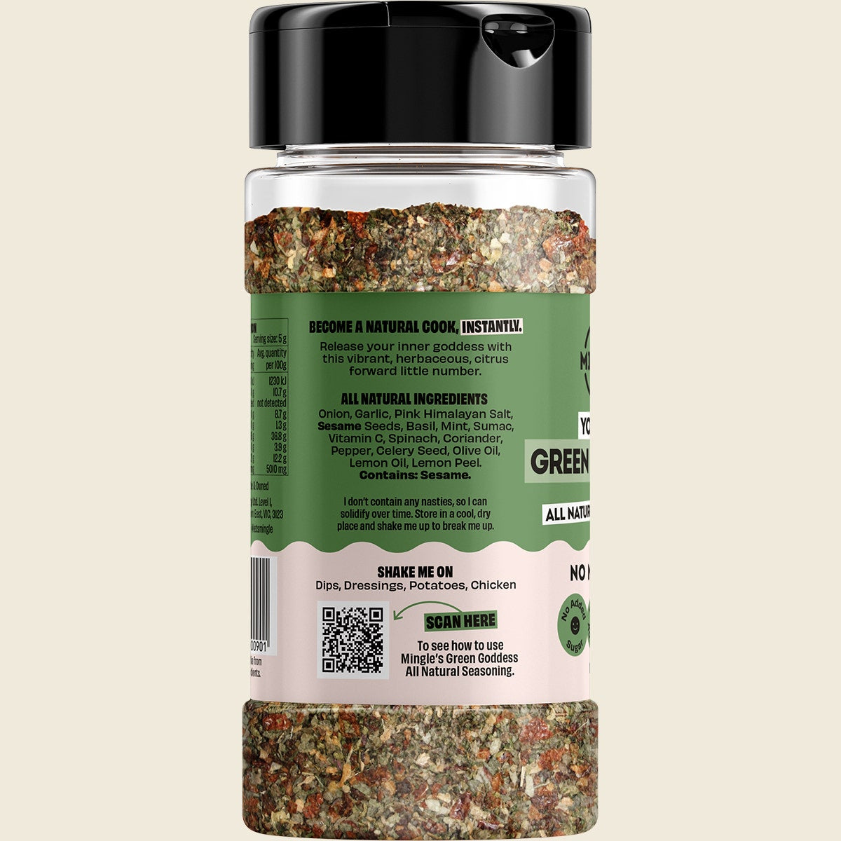 Mingle Green Goddess All Natural Seasoning 100g