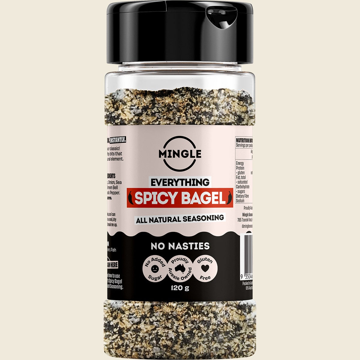 Mingle Spicy Bagel All Natural Seasoning 120g