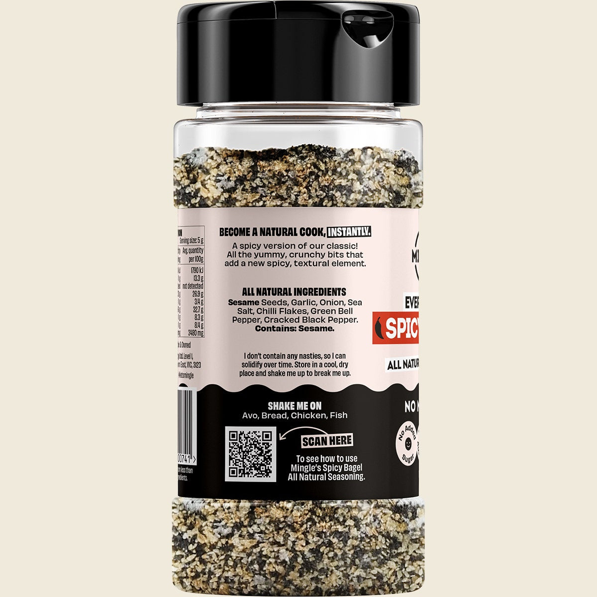 Mingle Spicy Bagel All Natural Seasoning 120g
