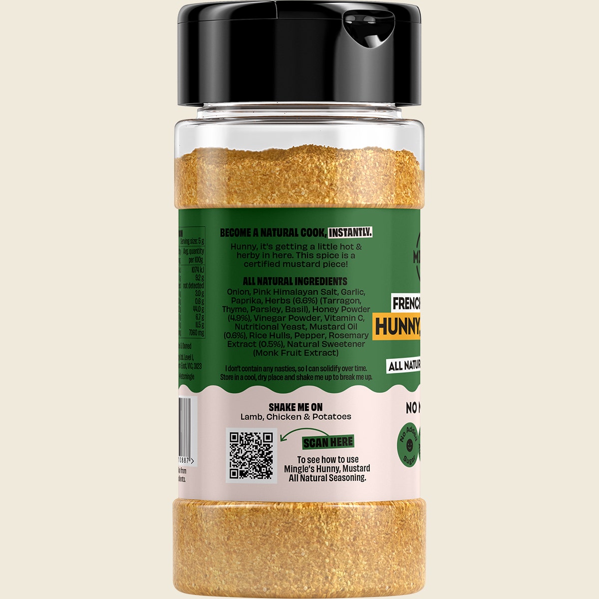 Mingle Hunny Mustard All Natural Seasoning 110g