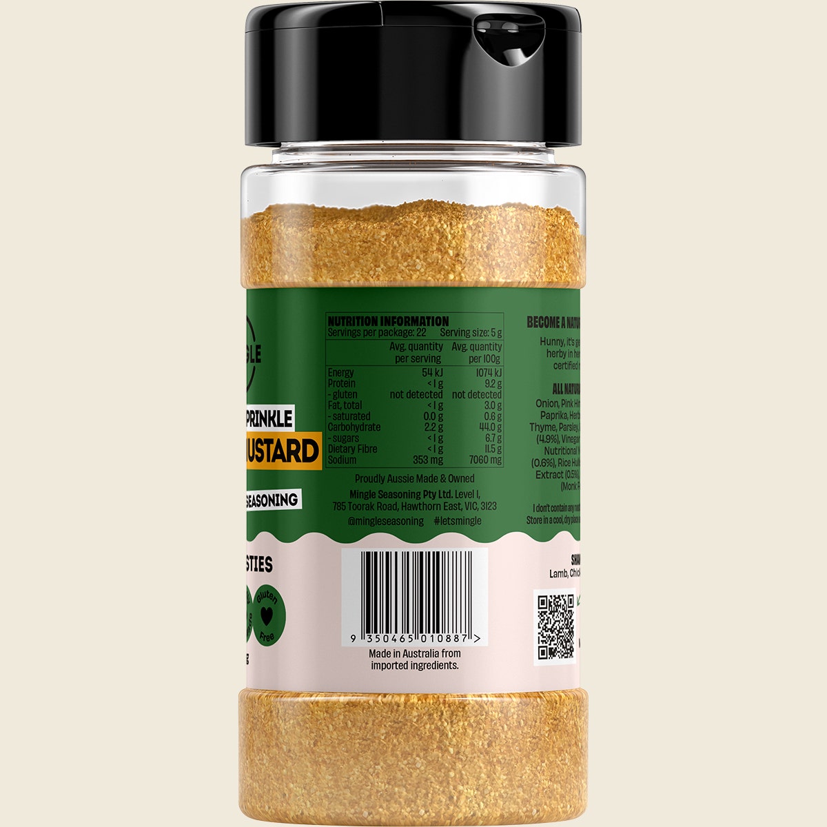 Mingle Hunny Mustard All Natural Seasoning 110g